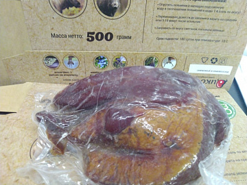 Фото Мясо европейского оленя полукопченое