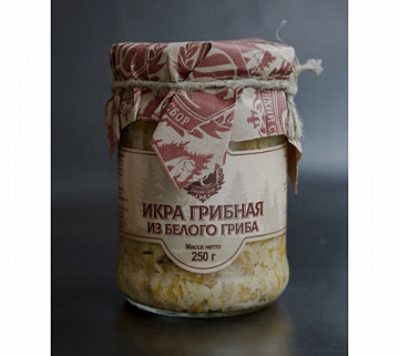 Фото Икра грибная из белого гриба